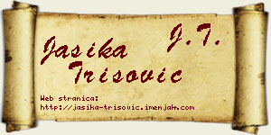 Jasika Trišović vizit kartica